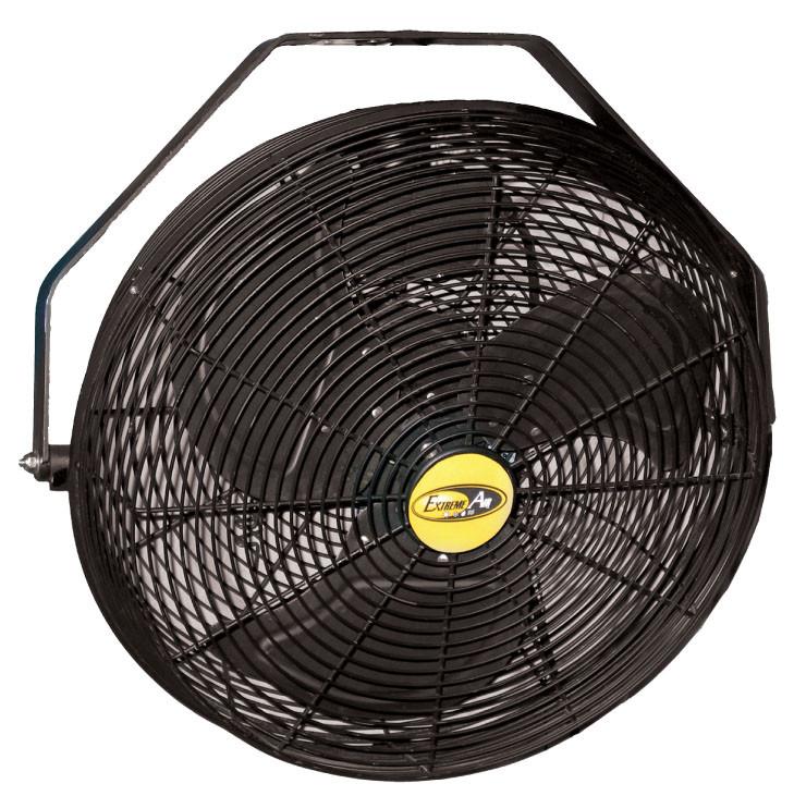 Black Indoor/Outdoor Air Circulator Fan 3 Speed 18 inch 3120 CFM POW18B, [product-type] - Industrial Fans Direct