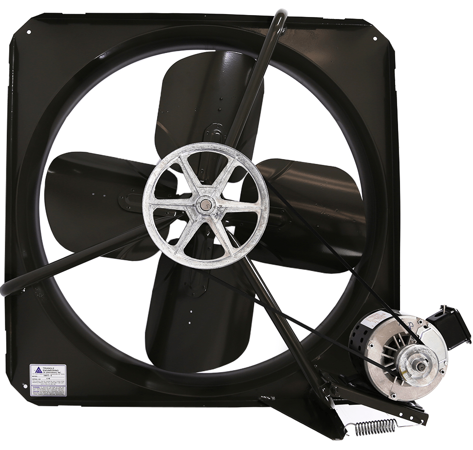 RV Panel Supply Fan Totally Enclosed 115/230 Volt 48 inch 17100 CFM Belt Drive RV4813T-U