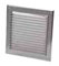 6" Square Alum Exterior Fixed Grill, [product-type] - Industrial Fans Direct
