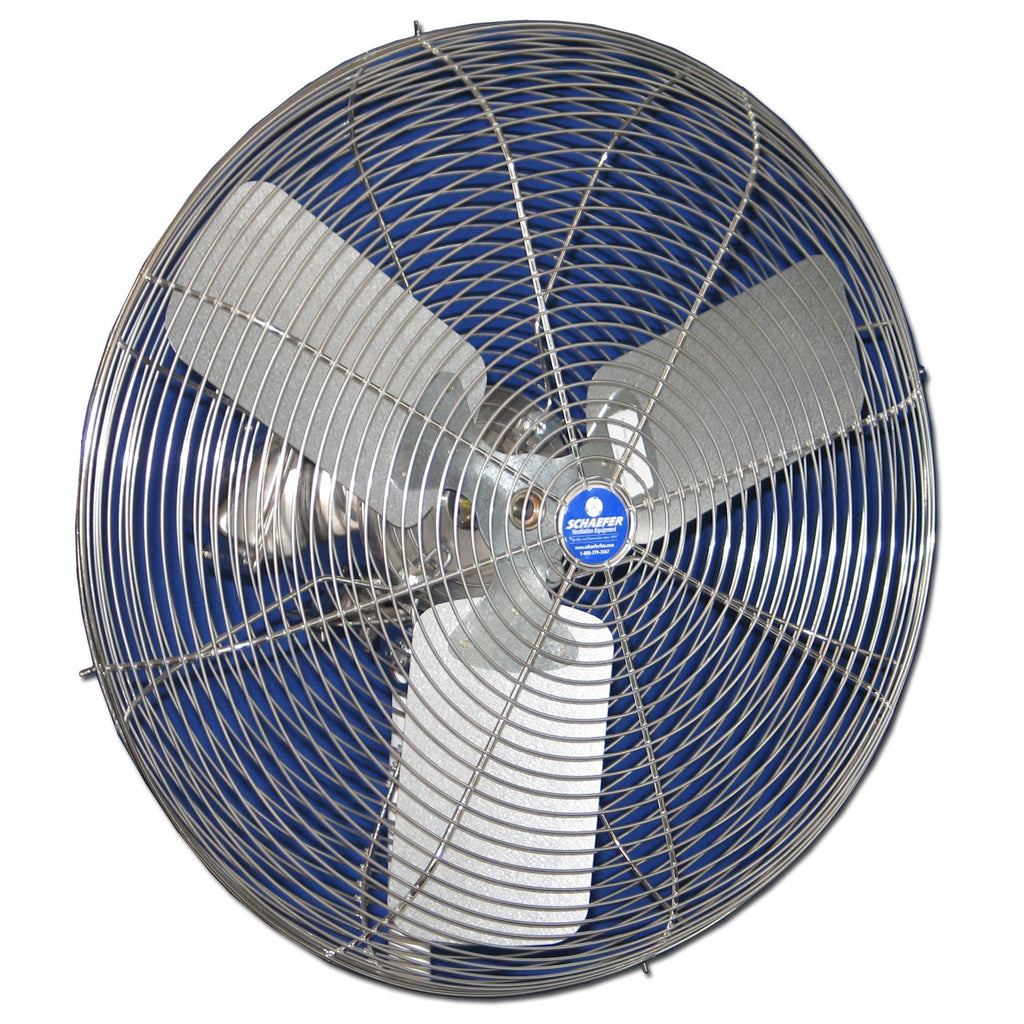Washdown Duty Circulator Fan Stainless Guard, Motor & Blade 30 inch 10650 CFM 30CFO-SWDS, [product-type] - Industrial Fans Direct