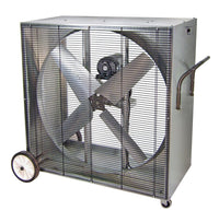 PVI Heat Buster Portable Boxed Blower Fan 60 inch 230 Volt 43500 CFM Belt Drive PVI6019-W