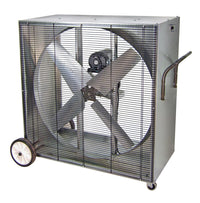 PVI Portable Box Blower Fan 1 Speed 42 inch 13000 CFM Belt Drive PVI4213W, [product-type] - Industrial Fans Direct