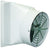 Tornado Fiberglass Exhaust Fan w/ Cone & Aluminum Shutters 50 inch 18170 CFM 3 Phase Belt Drive VFA50GC3