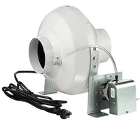 VK Dryer Vent Booster Fan 6 inch 317 CFM VK 150 PS