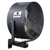 Versa-Kool Black Wall Mount Oscillating Fan w/ Cord & Bracket 36 inch 11690 CFM VKWO36-B