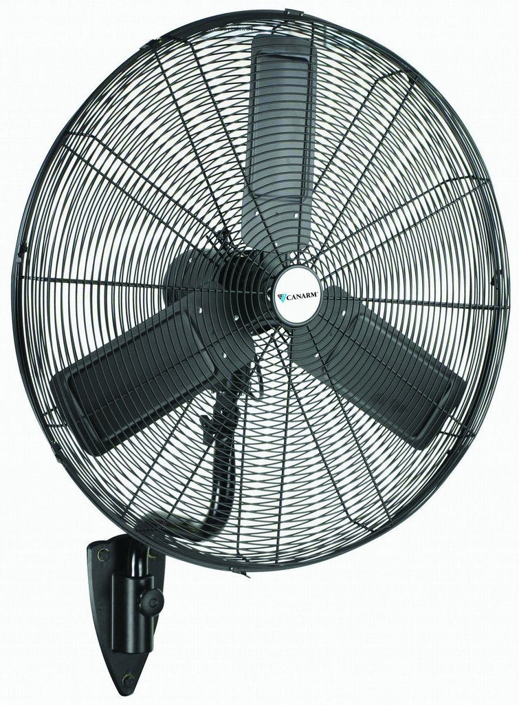 Commercial Oscillating Wall Fan 3 Speed 24 inch 4900 CFM WMKD24-OSC, [product-type] - Industrial Fans Direct