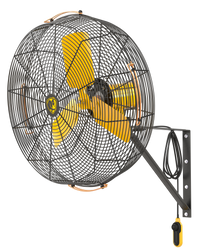 Aireye Directional Wall Mount Fan 24 inch w/ 18 ft Cord Variable Speed F-AE1-2401L13S34