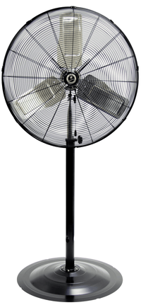 TPI Commercial Pedestal Fan 3 Speed 24 inch 5400 CFM CACU24-P