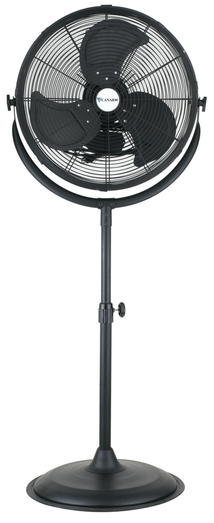 Commercial Pedestal Fan 20 inch w/ Wheel Kit 3 Speed 6200 CFM CCUP20