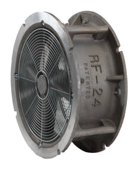 Coppus 24 inch Air-Driven Reaction Fan 16900 CFM at 80 PSIG Inlet Pressure RF-24
