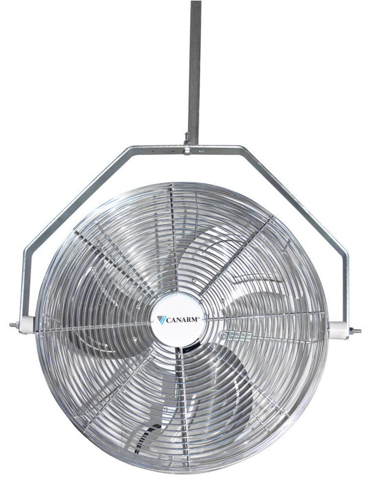 Horizontal Air Flow Outdoor Rated Fan w/ Hanging Bracket 24 inch 4000 CFM Variable Speed HAF24-ZO