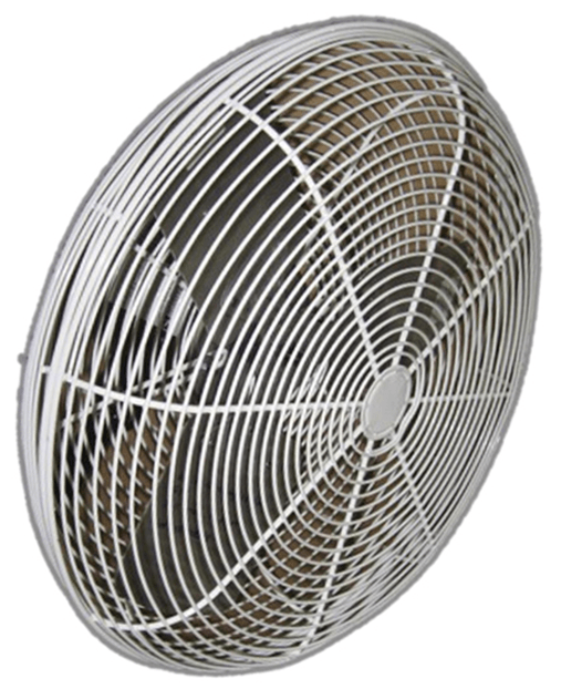 White HAF 12 inch Air Circulator Fan w/ Cord & Plug 1085 CFM Variable Speed 12HAFO