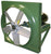 HVA Panel Mount Exhaust Fan 24 inch 10800 CFM Belt Drive HVA24T10300