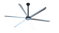 Maxx Air 9 foot Anodized Black HVLS Ceiling Fan w/ Remote 2700 Sq. Ft. Coverage HVLS108BLKA