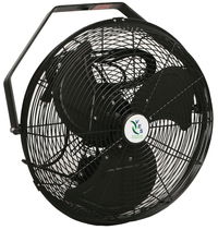 Black High Velocity Outdoor Rated Air Circulator Fan 18 inch 6357 CFM 3 Speed 102578