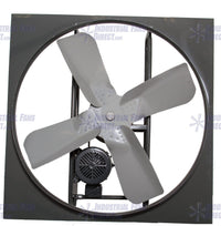 AirFlo-N600 Panel Mount Exhaust Fan 24 inch 6200 CFM Belt Drive 3 Phase N624-C-3-T