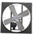 AirFlo-N600 Panel Mount Exhaust Fan 30 inch 11000 CFM Belt Drive 3 Phase N630-E-3-T