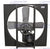 AirFlo-N600 Panel Mount Exhaust Fan 24 inch 7800 CFM Belt Drive N624-E-1-T