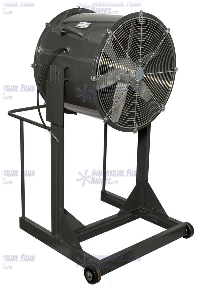 AirFlo Explosion Proof Man Cooling Fan High Stand 24 inch 7400 CFM NM24H-E-1-E