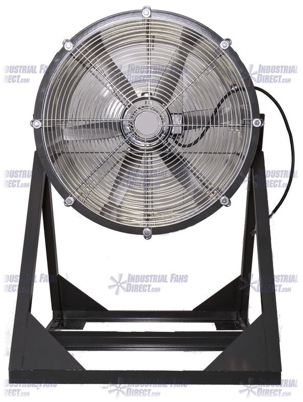 AirFlo Explosion Proof Man Cooling Fan Medium Stand 24 inch 10500 CFM 3 Phase NM24M-H-3-E