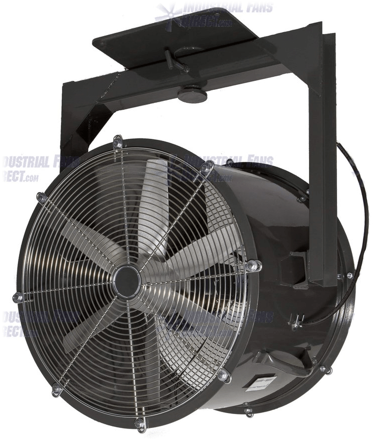 AirFlo Man Cooling Fan 2 Way Swivel 24 inch 10500 CFM 3 Phase NM24Z-H-3-T