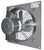 Wall Mount Panel Type Supply Fan 18 inch 2835 CFM Direct Drive P18-1R