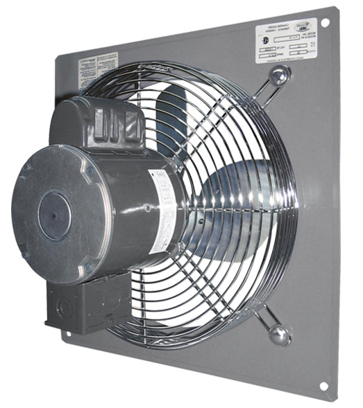 Wall Mount Panel Type Supply Fan 24 inch 4040 CFM Direct Drive P24-1R