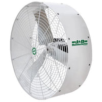 J & D Manufacturing 36 inch Poly Stormer White Recirculation Fan 1 Speed VPS36A