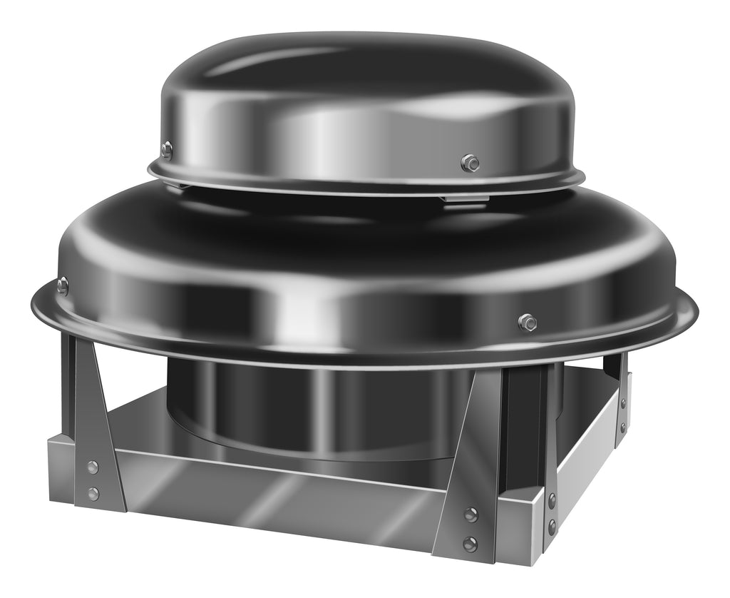 ACME Downblast Centrifugal Roof Exhaust Fan 8 inch 428 CFM 115 Volt Direct Drive PRN080-30026A