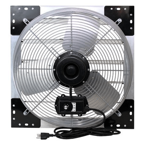 Shutter Exhaust Fan w/ Cord & Plug 12 inch 1000 CFM 3 Speed Direct Drive 101298