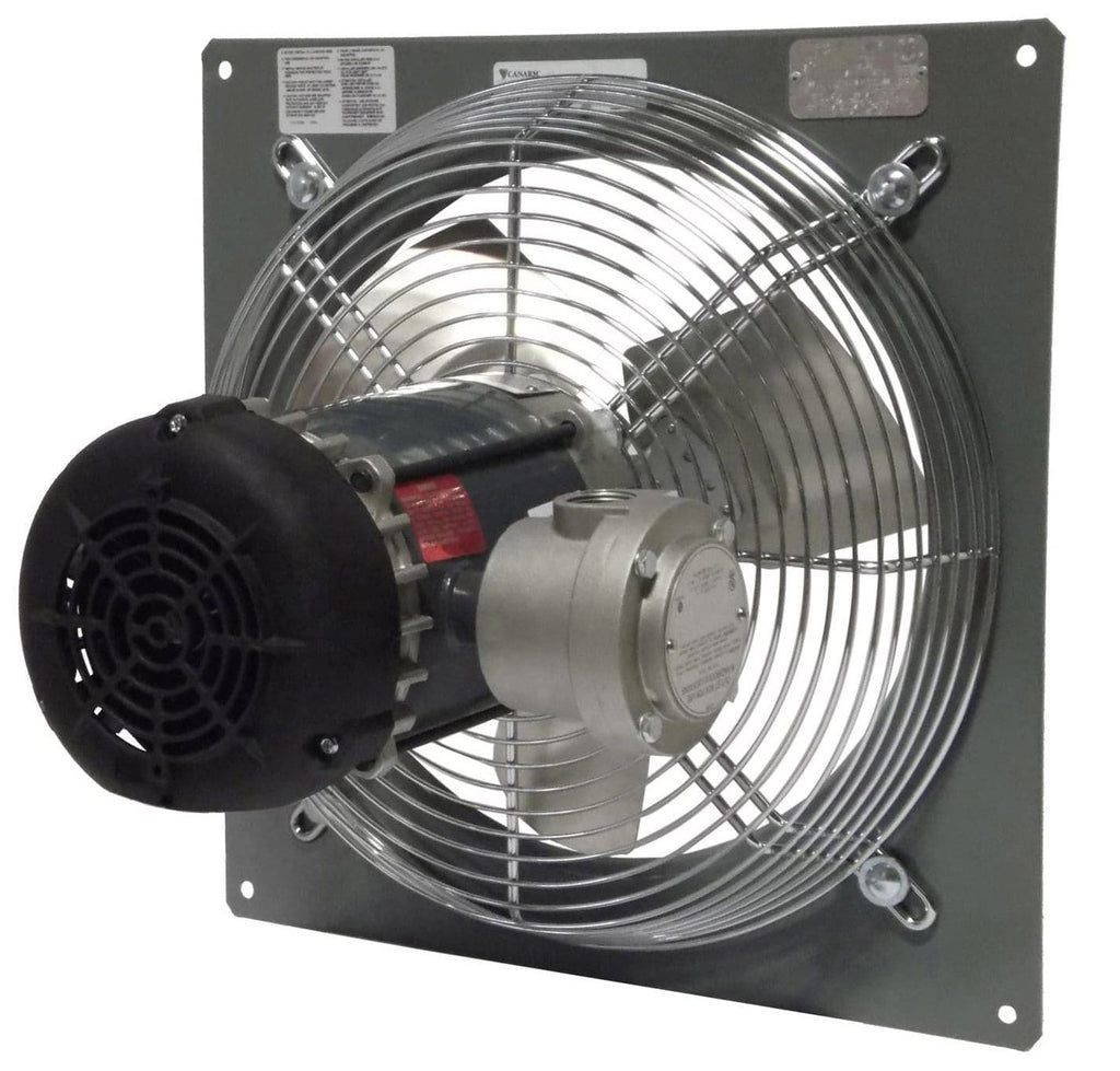 P Series Explosion Proof Panel Mount Exhaust Fan 20 inch 3640 CFM 3 Phase P20-4M, [product-type] - Industrial Fans Direct