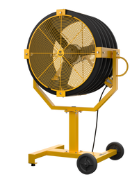 Yellow Jacket Portable Pedestal Directional Fan 30 Inch w/ 10 ft Cord Variable Speed Direct Drive MP-YJ1-031018S34