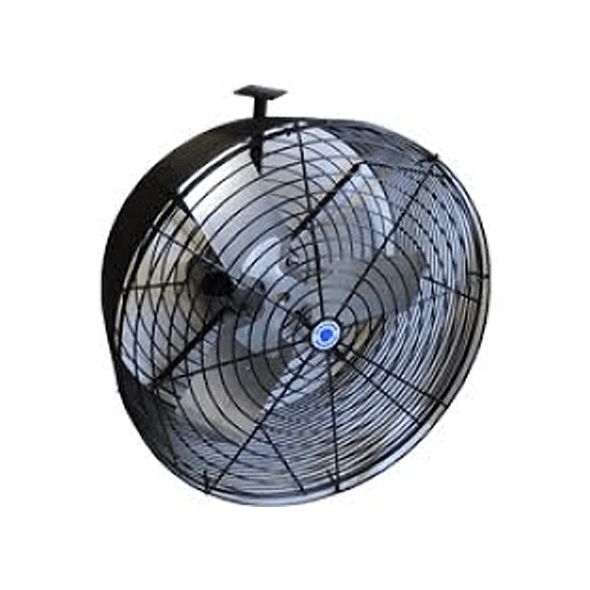 Versa-Kool Black Circulation Fan w/ Cord & Mount 24 inch 7860 CFM VK24-B