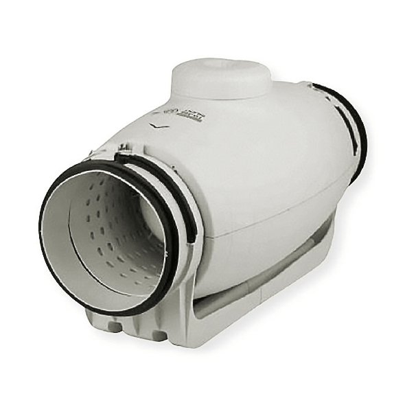 TD Silent Multi-Purpose Inline Mixed Flow Duct Fan 6 inch 333 CFM TD-150S