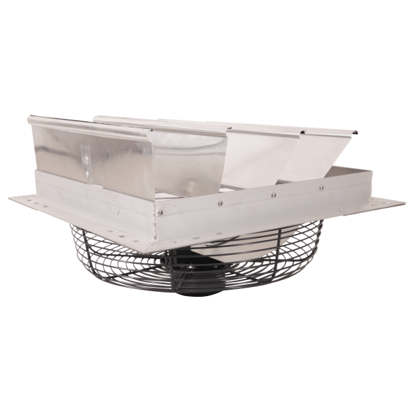 Shutter Mounted Wall Exhaust Fan 16 Inch w/ 9' Cord & Plug 3 Speed 1400 CFM 16SF4T60C