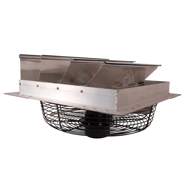 Shutter Mounted Wall Exhaust Fan 16 Inch w/ 9' Cord & Plug 3 Speed 1400 CFM 16SF4T60C