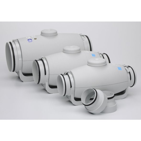 TD Silent Multi-Purpose Inline Mixed Flow Duct Fan 6 inch 333 CFM TD-150S