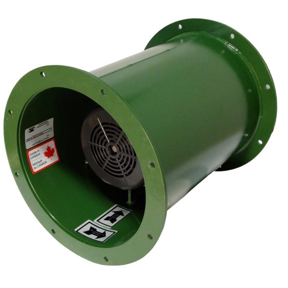DDA Tube Axial Fan 18 inch 4590 CFM Direct Drive 3 Phase DDA18T30075BM