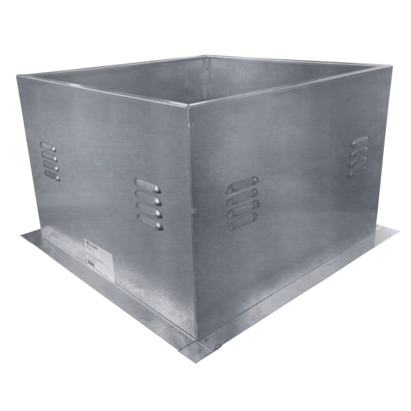 Vented roof curb - Required to be UL762 compliant 27" high uninsulated 17.5" O.D. sq. - RCGVH17-5