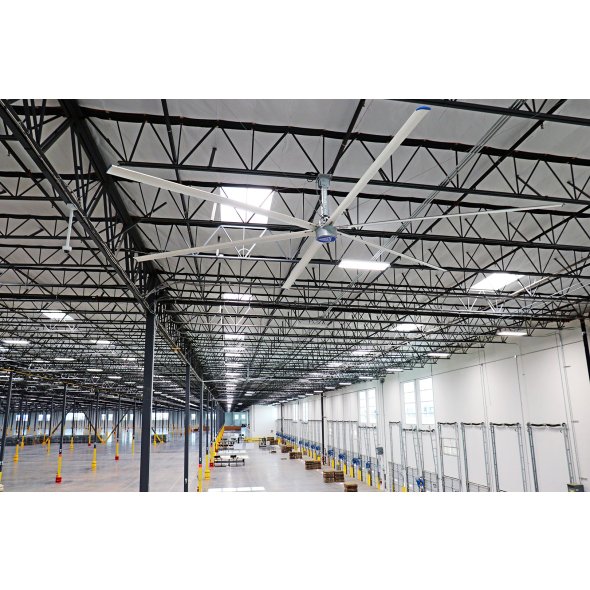 Hvls Controller Vfd Patterson V-Series HVLS Ceiling Fan 12 foot 12035 Sq Ft Coverage w/ VFD ...