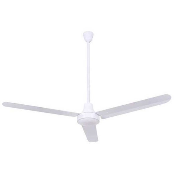 Commercial 56 inch White Reversible Ceiling Fan w/ 36
