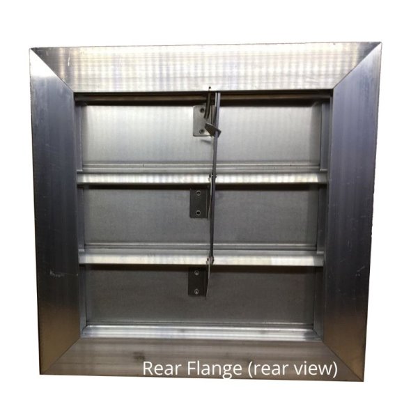 Keenan & Meier Motorized Heavy Duty Aluminum Motorized Exhaust Shutter ...