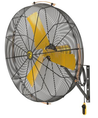 Aireye Directional Wall Mount Fan 36 inch w/ 18 ft Cord Variable Speed F-AE1-3601L13S34