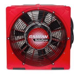 RamFan EFC50X Hazardous Location Smoke Ejector Blower/Exhauster 16 inch 3200 CFM