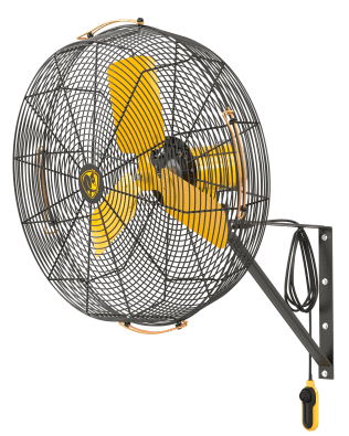 Aireye Directional Wall Mount Fan 24 inch w/ 18 ft Cord Variable Speed F-AE1-2401L13S34