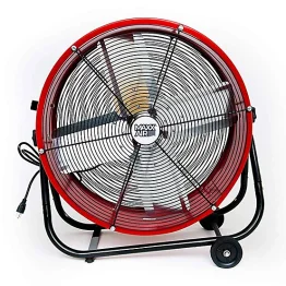 Maxx Air Pro Portable Barrel Fan 24" 2-Speed Tilting Direct Drive Drum Fan