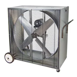 PVI Heat Buster Portable Boxed Blower Fan 48 inch 240/480 Volt 21100 CFM 3Ph Belt Drive PVI4817-X