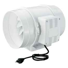 TT Mixed-Flow 2 Speed Turbo Duct Inline Fan 8 inch 473 CFM TT 200