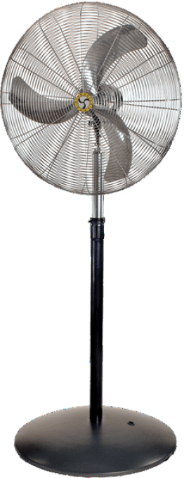 Airmaster Industrial Ultra-Quiet Oscillating Pedestal Fan 3 Speed 30 inch 7996 CFM 20890