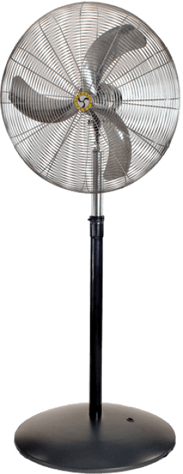 Airmaster Industrial Ultra-Quiet Pedestal Fan 3 Speed 30 inch 8402 CFM 20900